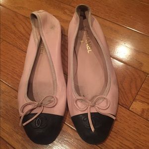 Chanel Pink Ballet Flats